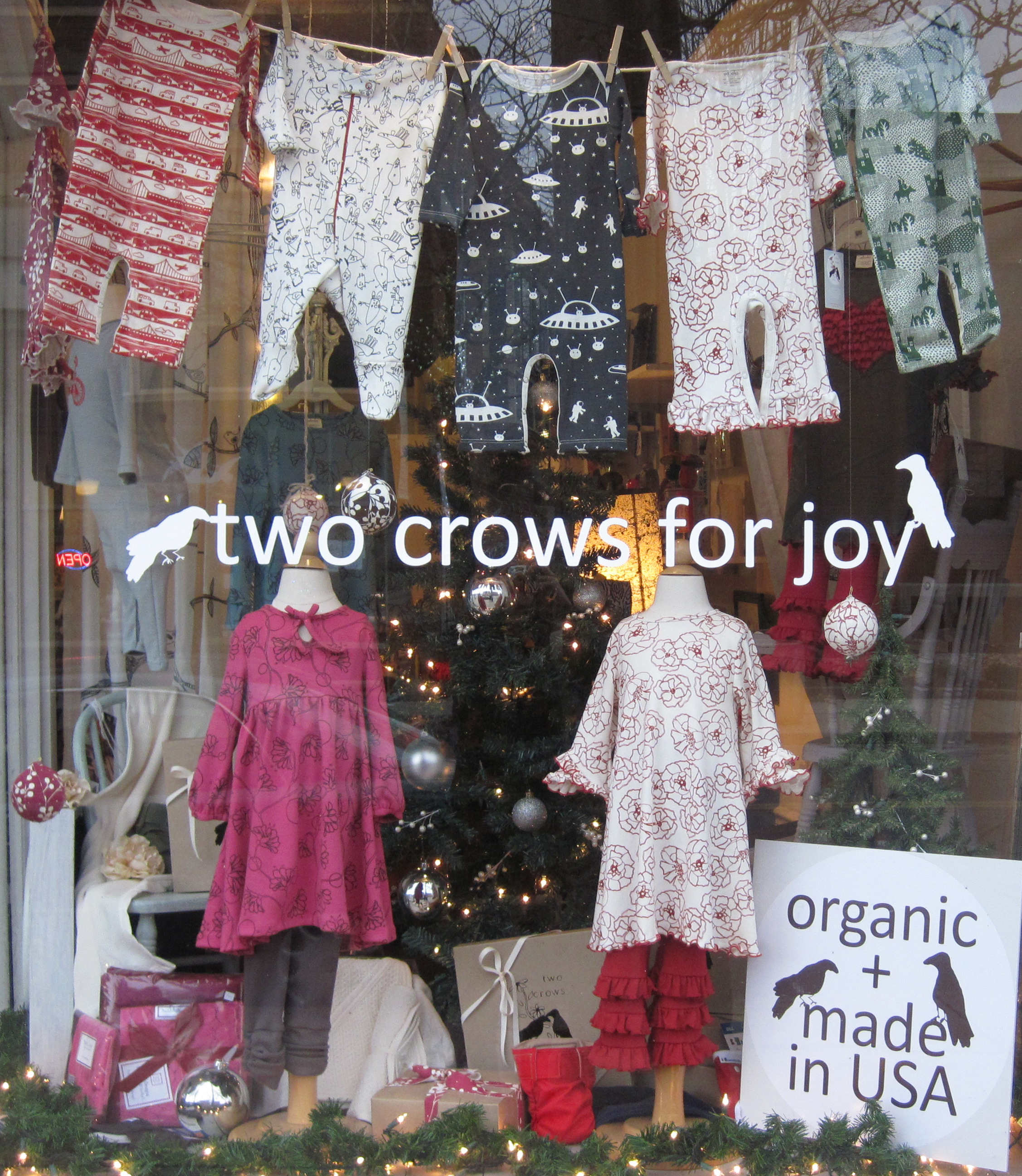 Two Crows for Joy boutique children's clothing store in Shaker Heights, Ohio OH