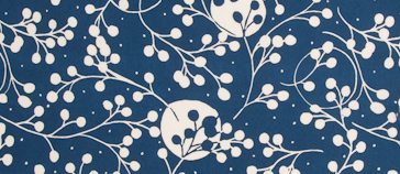 Adooka Organics organic cotton print fabric - Twig berries