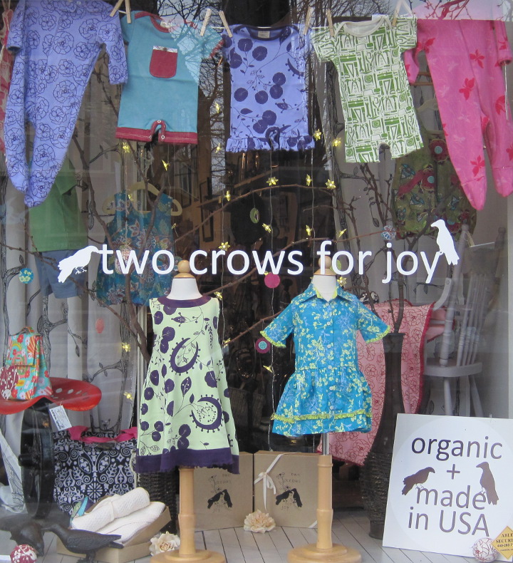 Two Crows for Joy boutique children's clothing store in Shaker Heights, Ohio OH