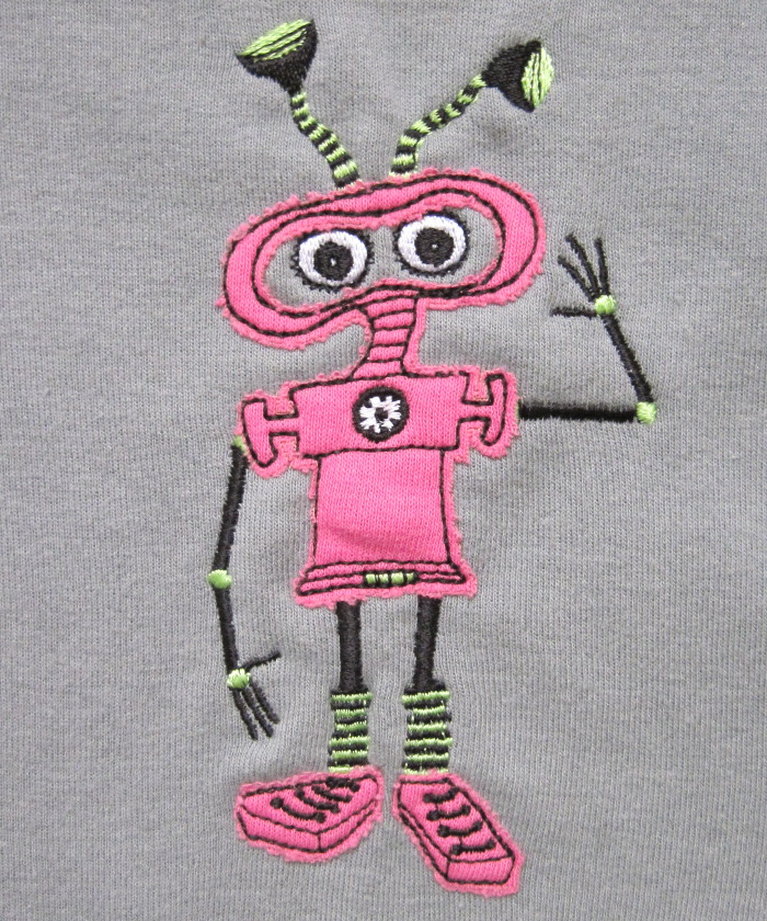 Robot for girls baby clothes