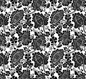 Henna organic cotton fabric