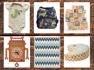 Organic baby shower registry